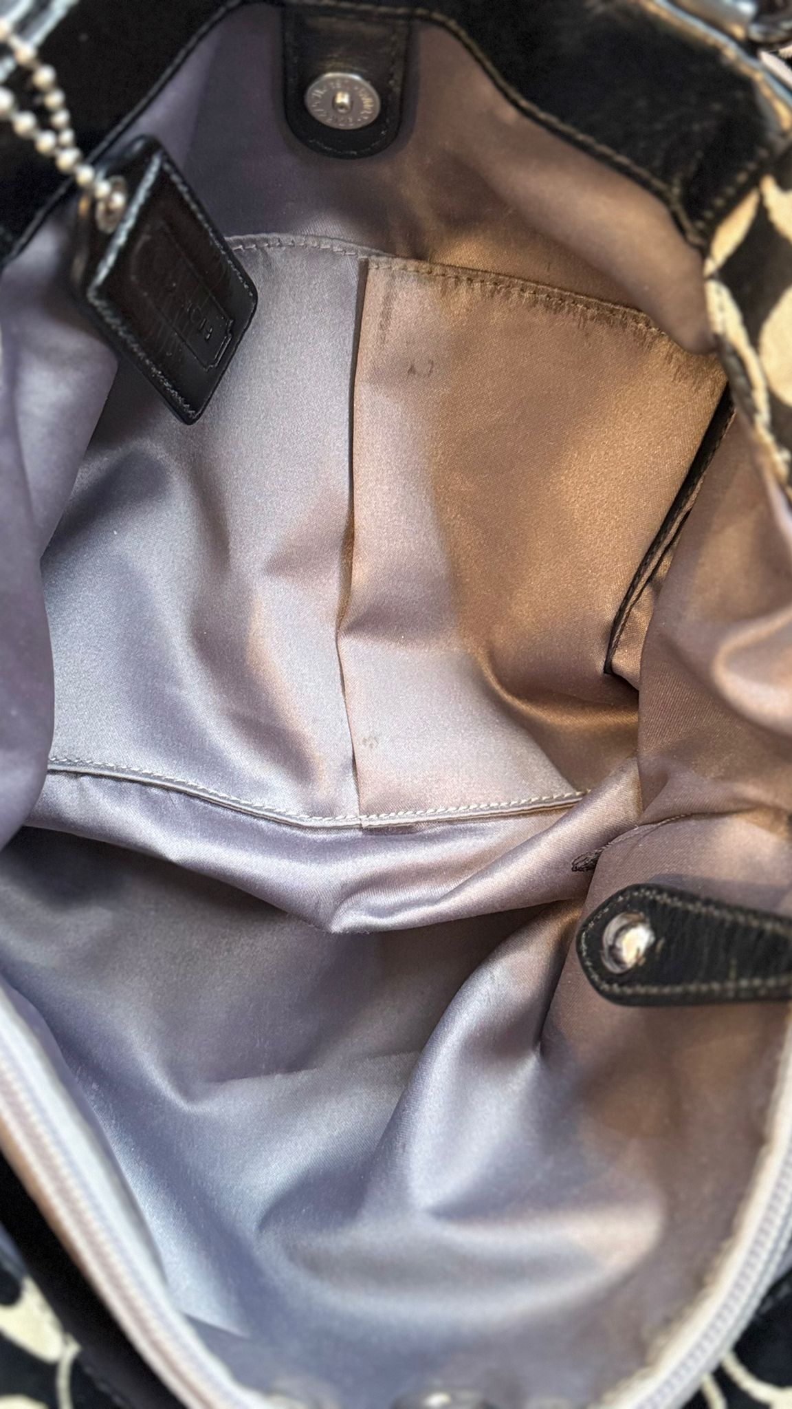 Coach Signature Black Carryall