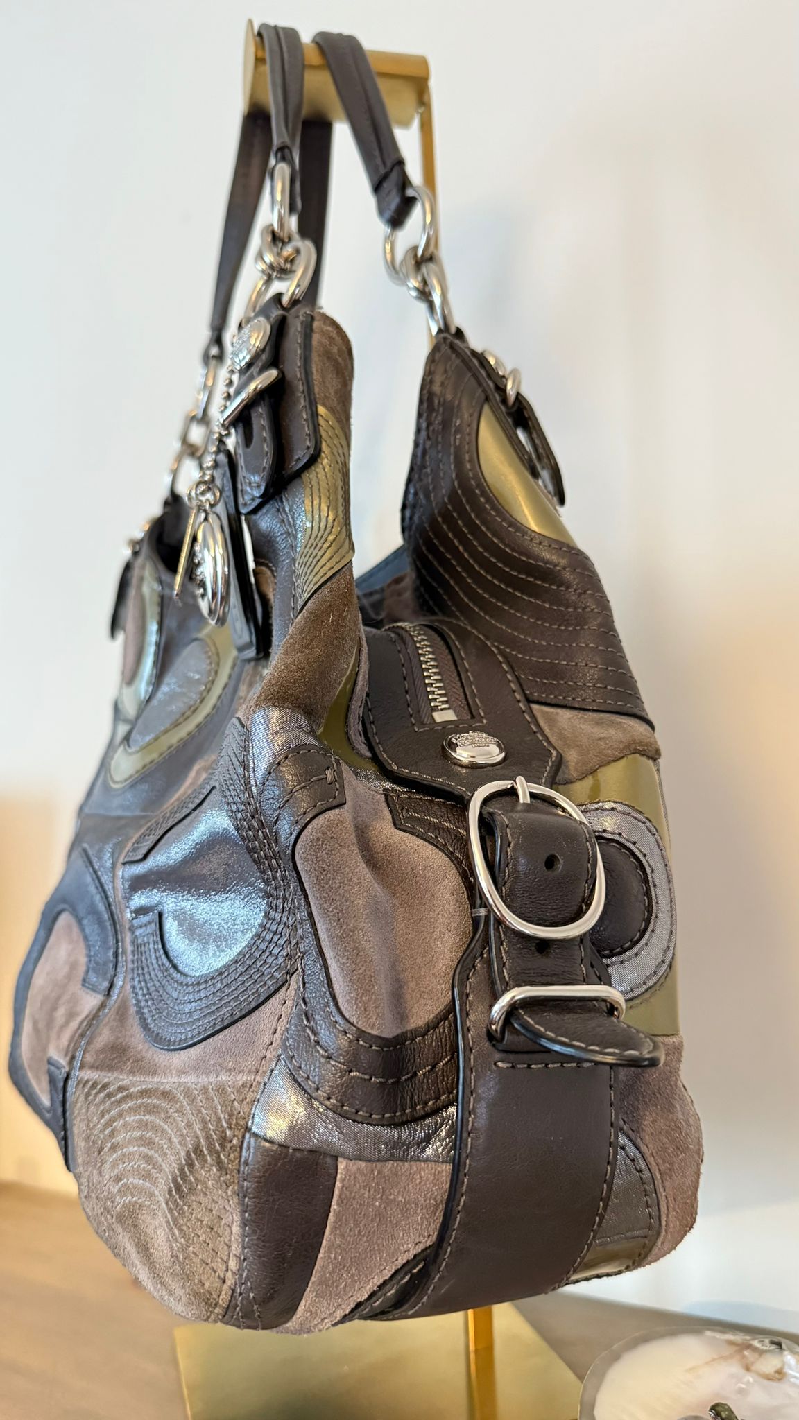 Coach Maggie Patchwork Hobo Bag