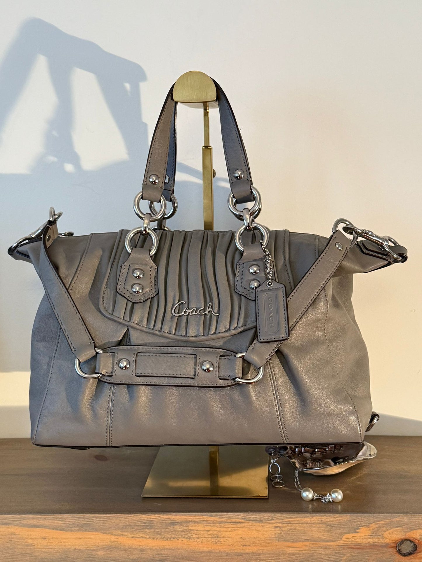 Coach Ashley Leather Bag